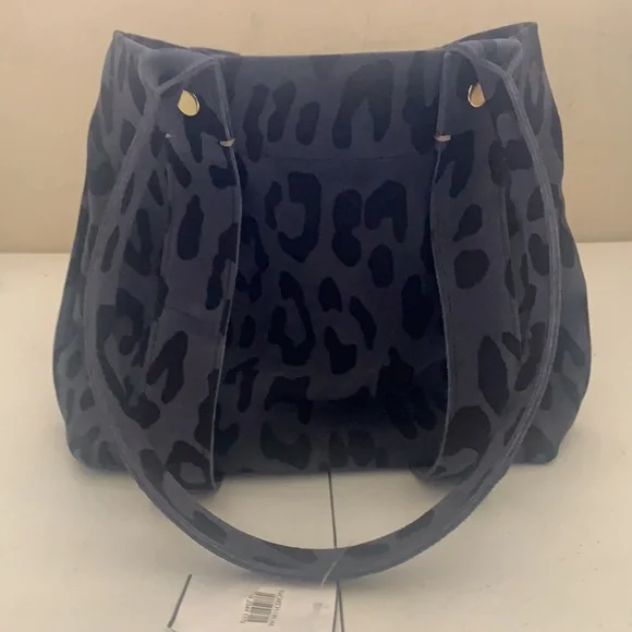 CLARE V. PETIT COUSIN IN MARINE PABLO CAT TOTE BAG - Picture 2 of 11